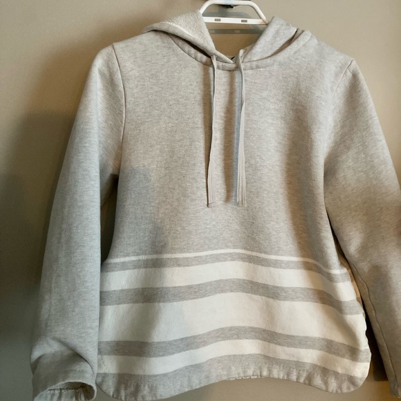 JCrew Heather gray hoodie - Picture 1 of 4